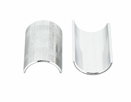 NEW! ABSOLUTE GENUINE ALLOY HANDLEBAR SHIM CONVERT 22.2MM TO 25.4MM IN SILVER.