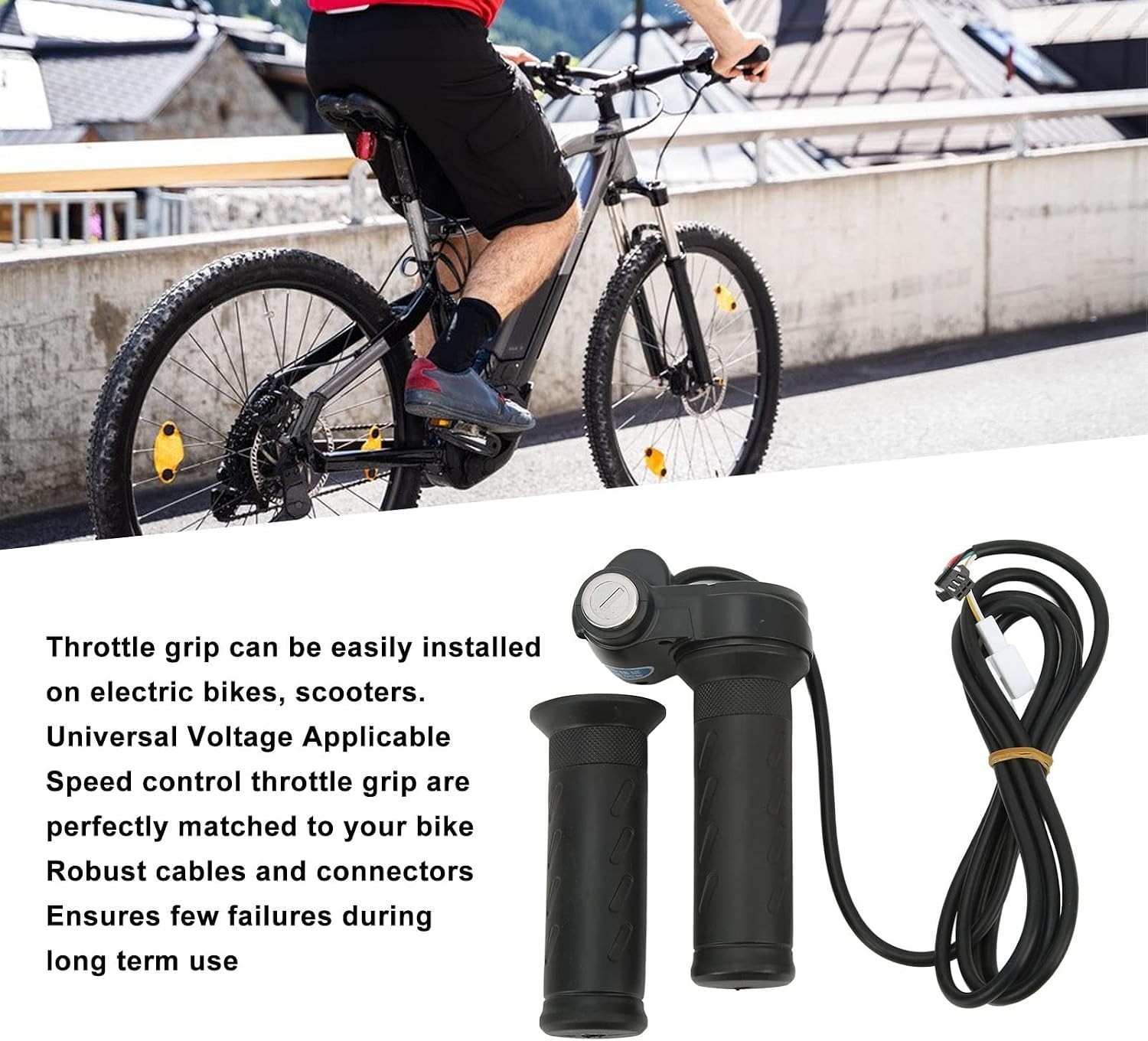 Twist Throttle E Bike, 0.87-0.89in Handlebars Diameters E Bike Throttle with …
