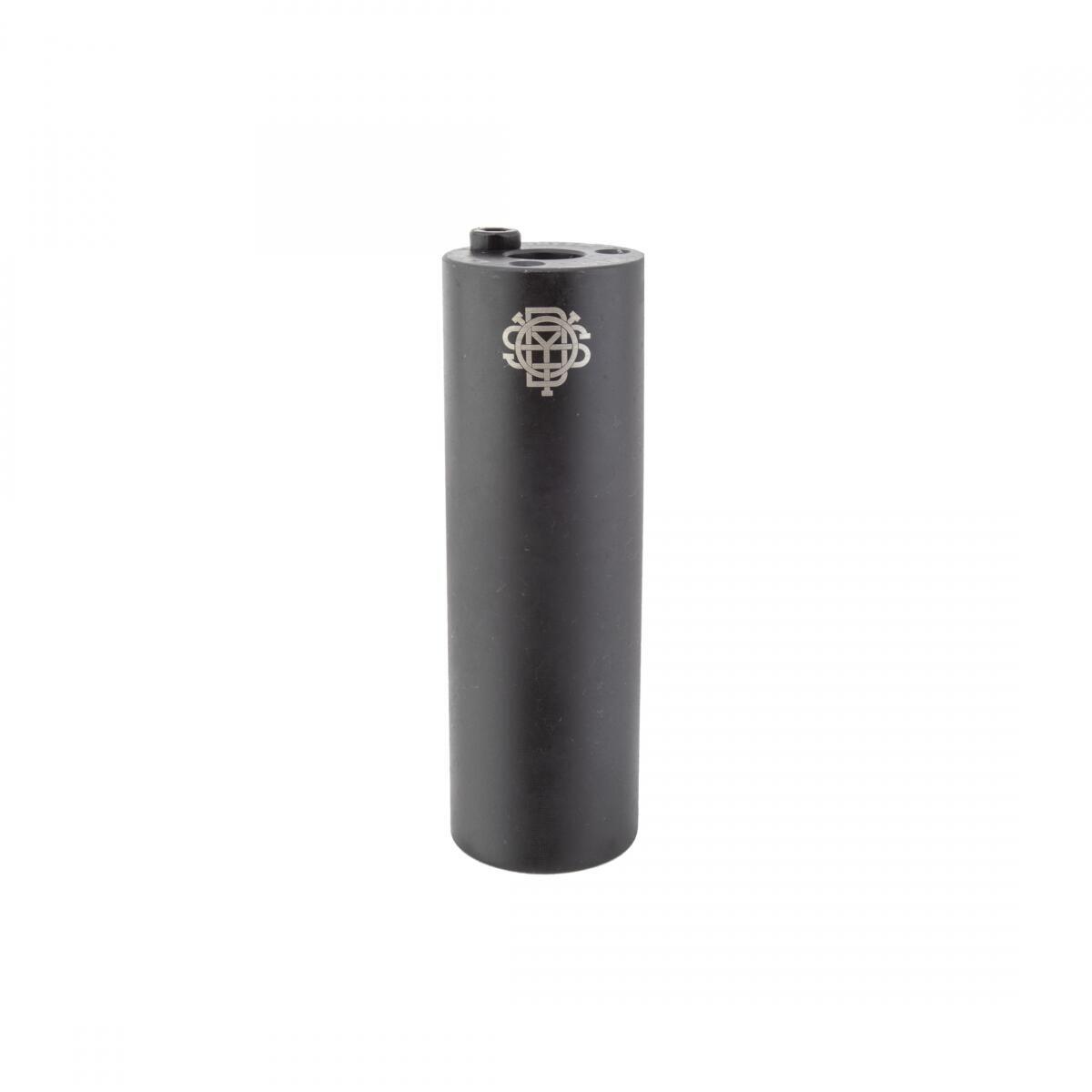 ODYSSEY BMX BIKE AXLE PEG ODY JPEG LONGER 4.5in 14mm w/ 3/8-ADAPTER BLACK
