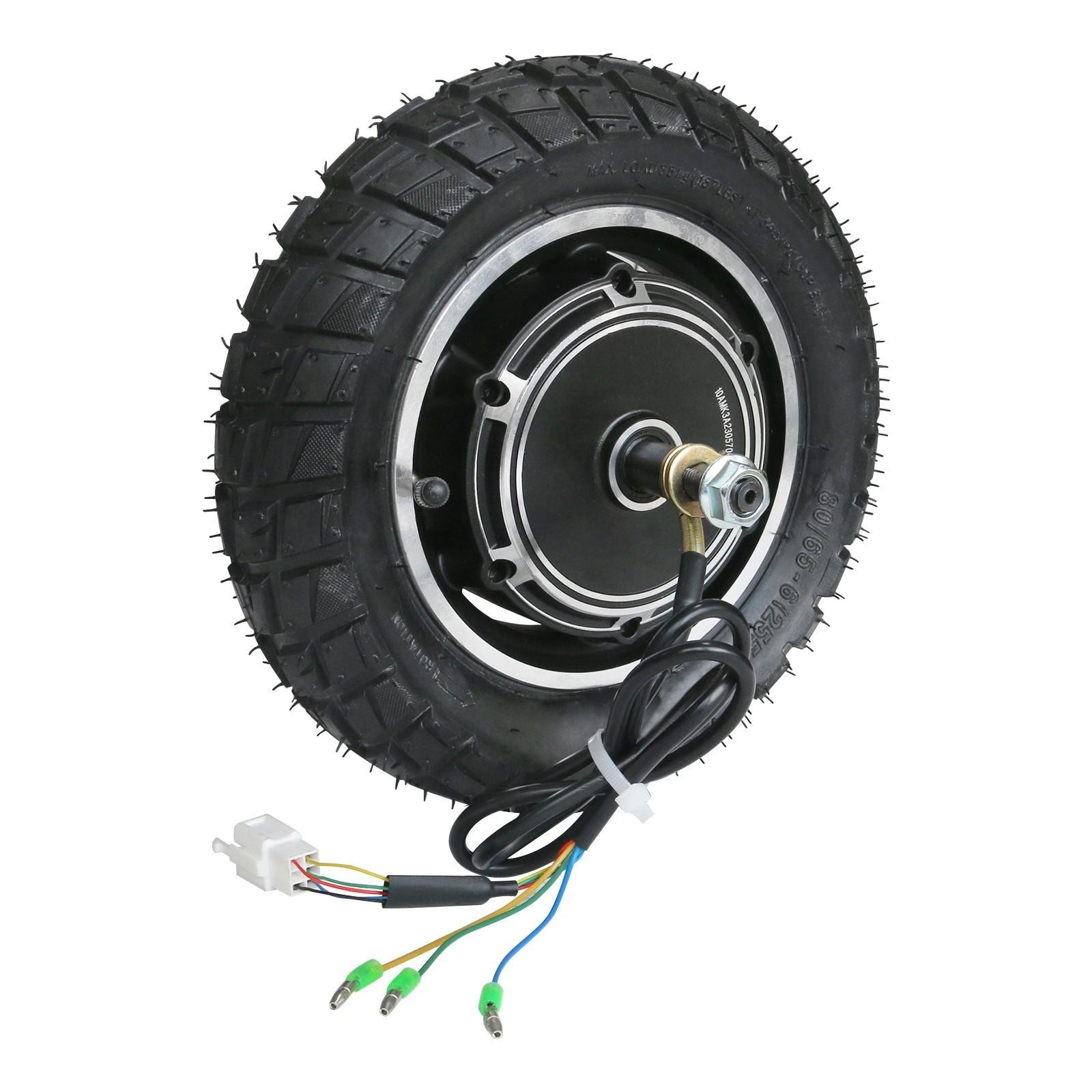10 inch Hub Motor Kit ebike Scooter 36V 500W Brushless Gearless Motor Tricycle