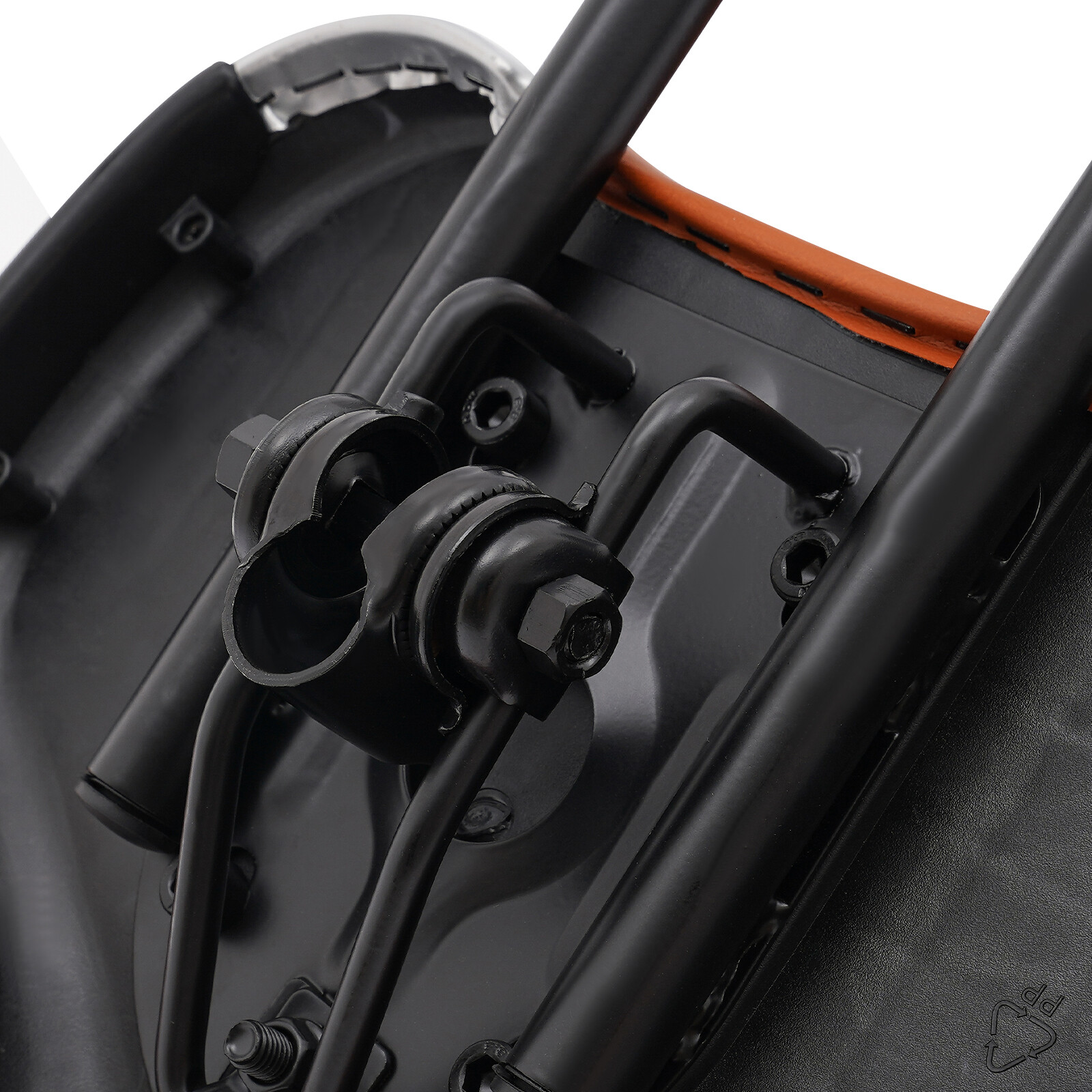 Extra Wide Bicycle Tricycle Saddle Seat with BackSupport Bike Seat with Backrest