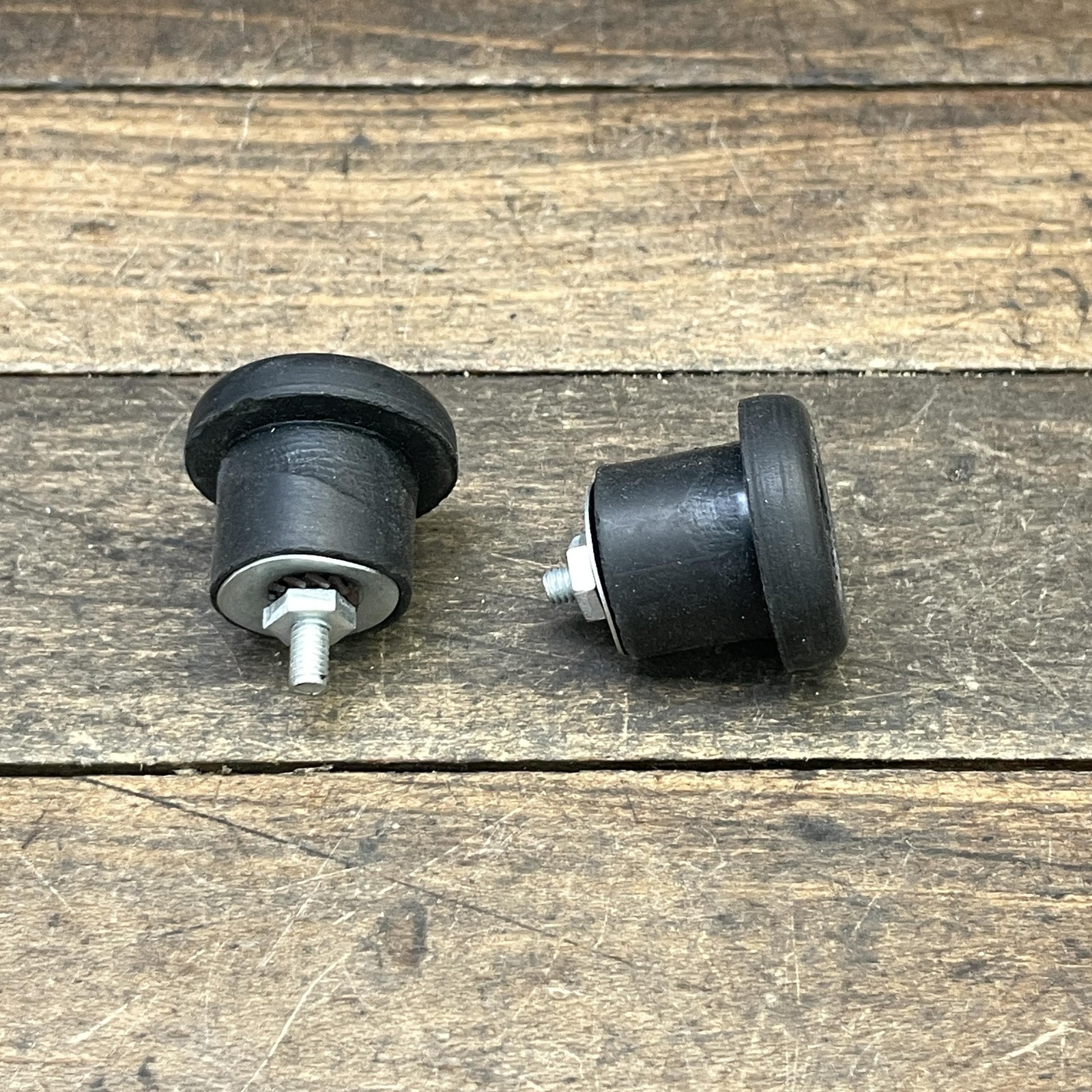Vintage Velox Bar End Plugs Black Expansion Drop Bar Road Bike France Pair