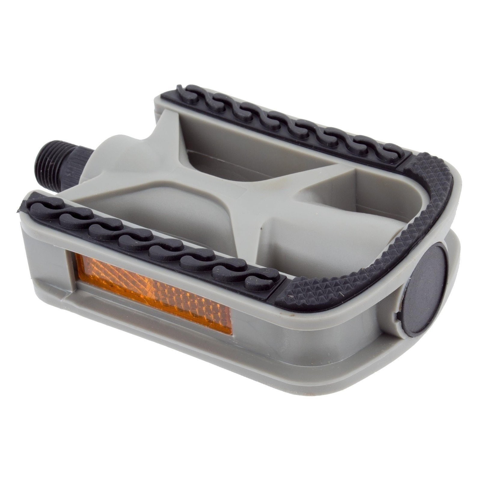 Sunlite Non-Slip Pedals w/Rubber Surface, 9/16″, Gray/Black