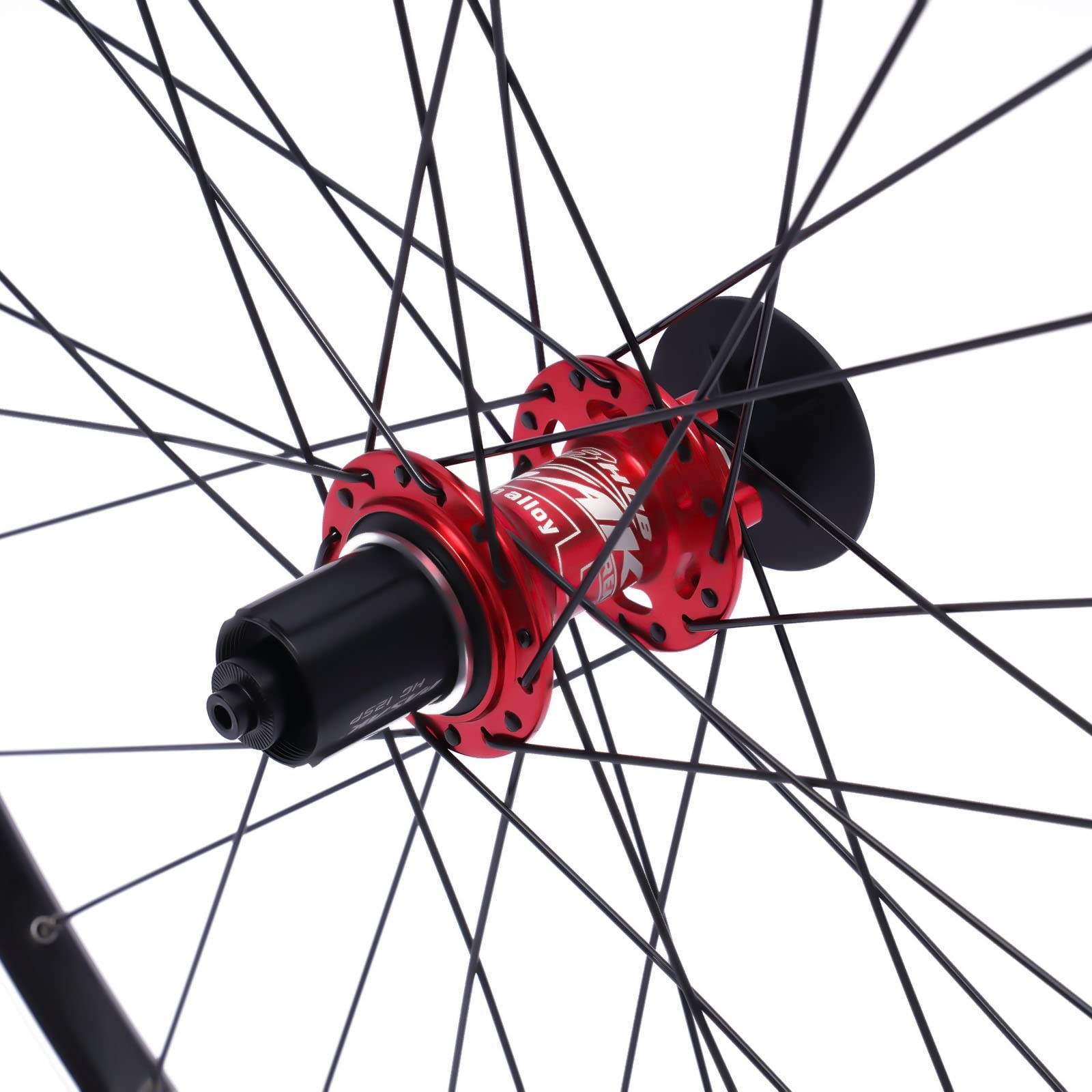 Mountain Bike Wheelset 27.5Inch 12 Speed Aluminum Alloy Rim 27.5 inch, Black
