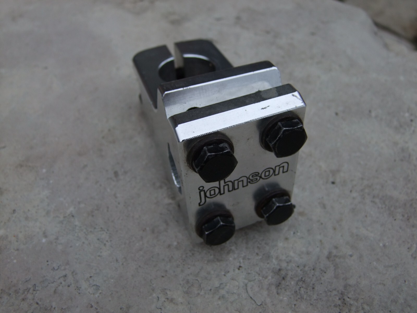 Old School Johnson 1-1/8 inch Threadless Stem for BMX and Freestyle Bicycle