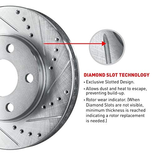 Rear Brake Rotors For 1995-2003 Jaguar Vanden Plas, 1995-1996 Jaguar XJ12,