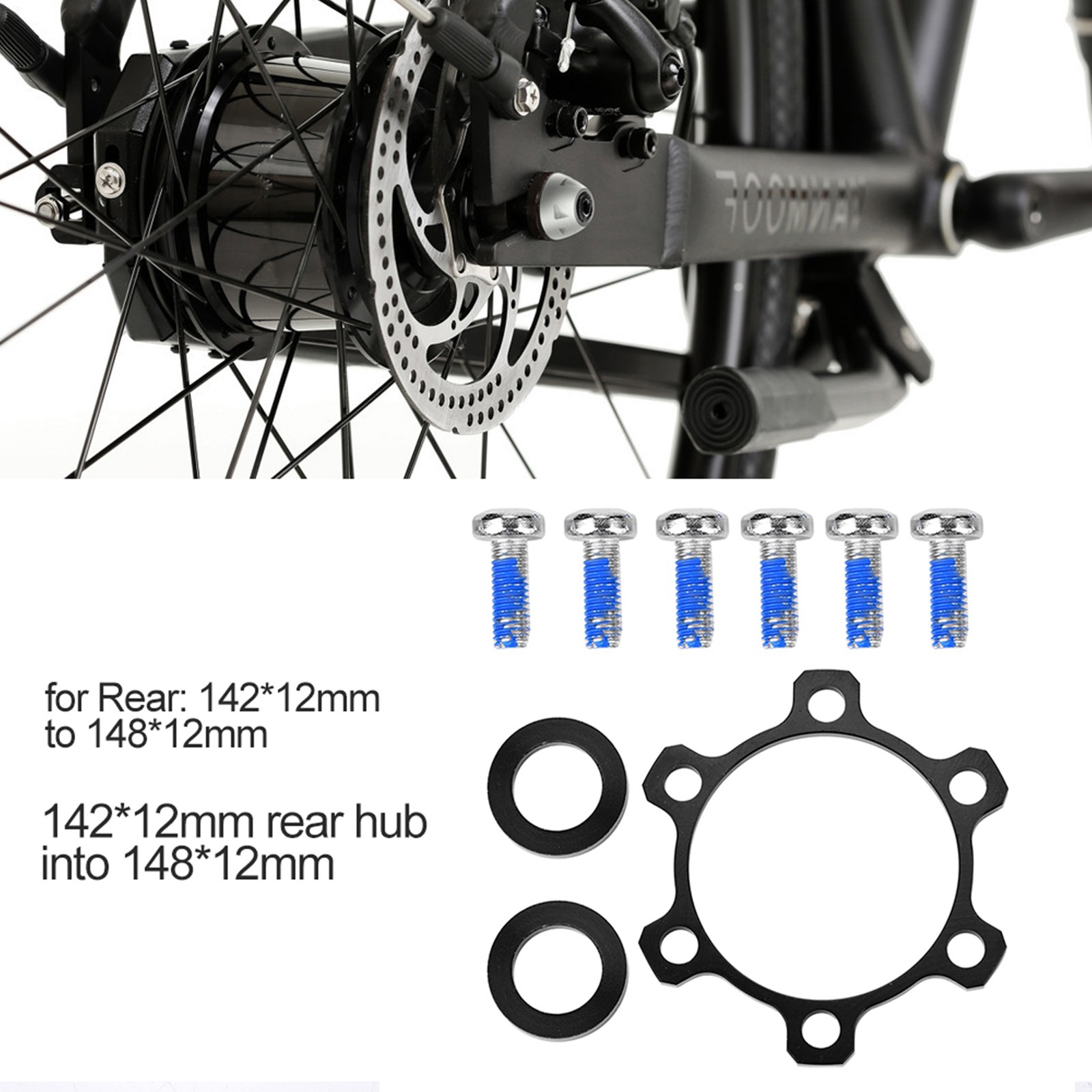 Quality Alloy Bike Hub Conversion Adapter For DIY Bike Enthusiasts Popular