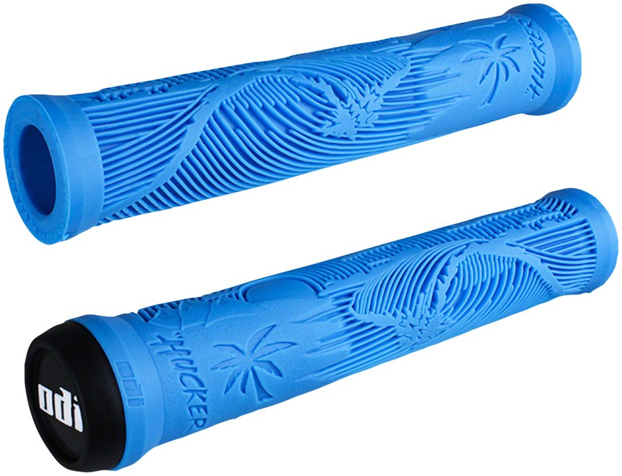 ODI Hucker Grips – Blue, Flangeless