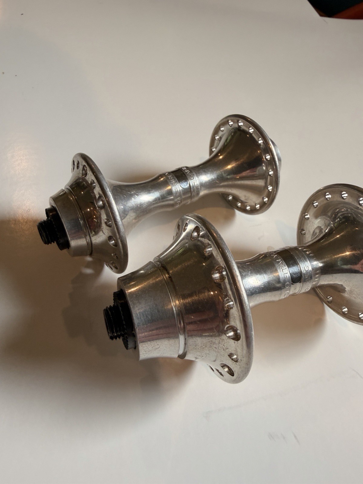 Vintage Campagnolo C-Record Hubset – 36H – 126/100 mm- NOS