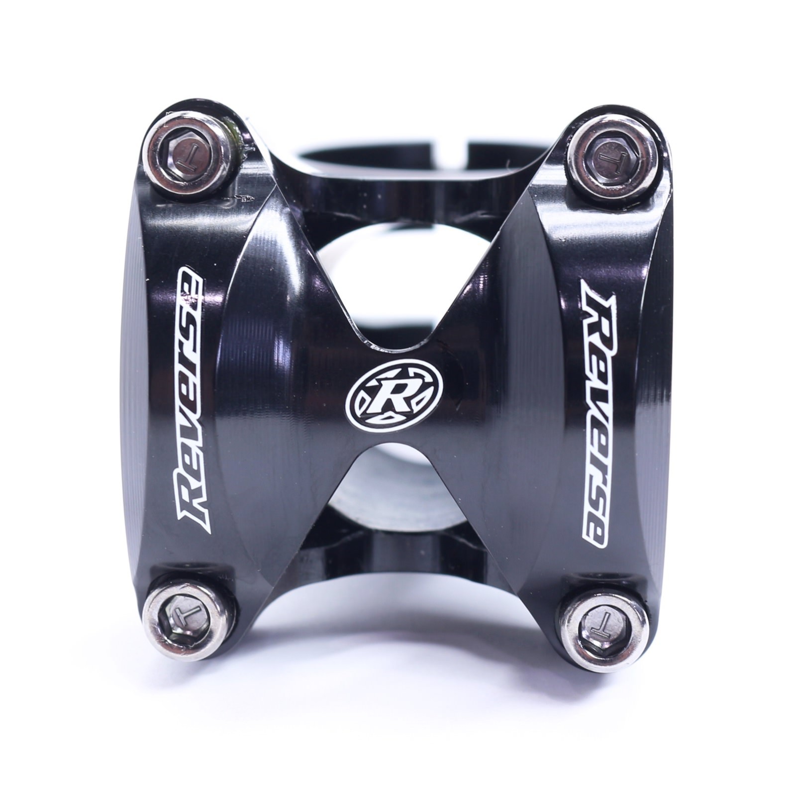 Reverse S-Trail Cannondale Stem, Fits 1.56″ and 1.5″ w/ shim 80mm length Black