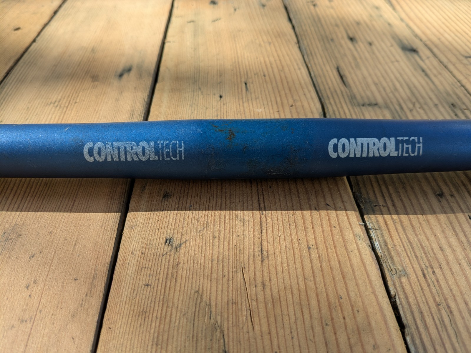 Control Tech Flat Handlebar 25.4 Blue Vintage MTB