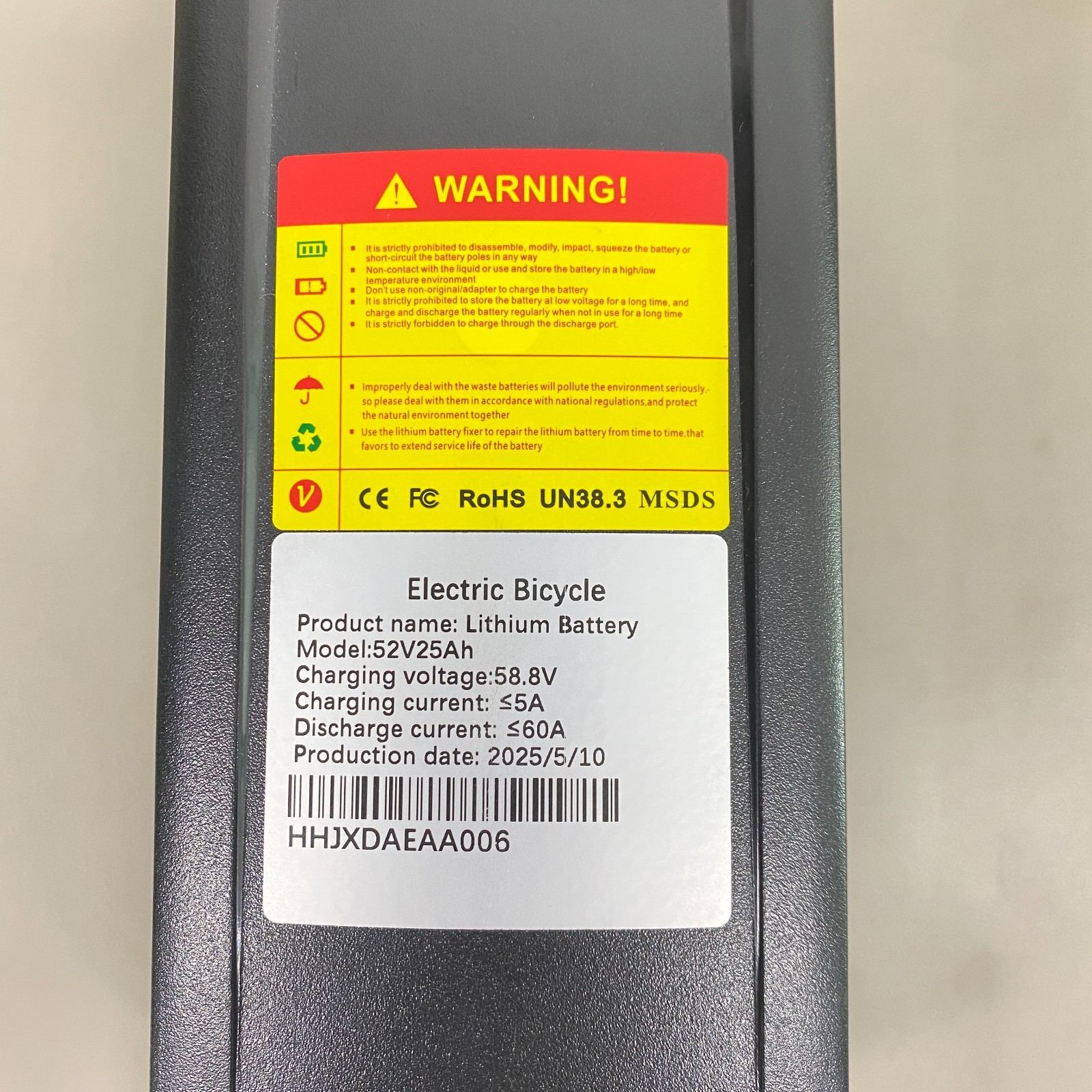Replacement 5Pin High Capacity 52V 25AH Lithium Battery For Greatwork M7 M8 Pro
