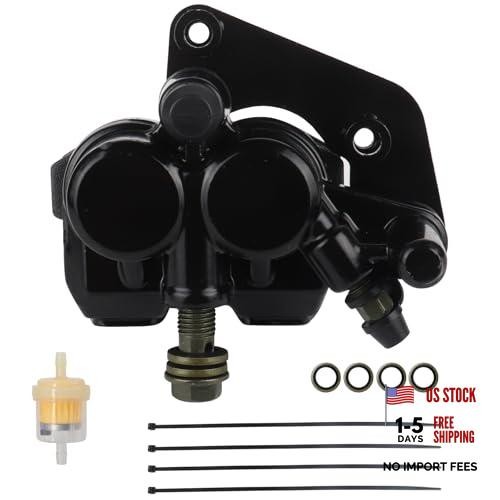 Black Front Brake Calipers 51mm Twin Piston Hydraulic Cylinder Caliper black