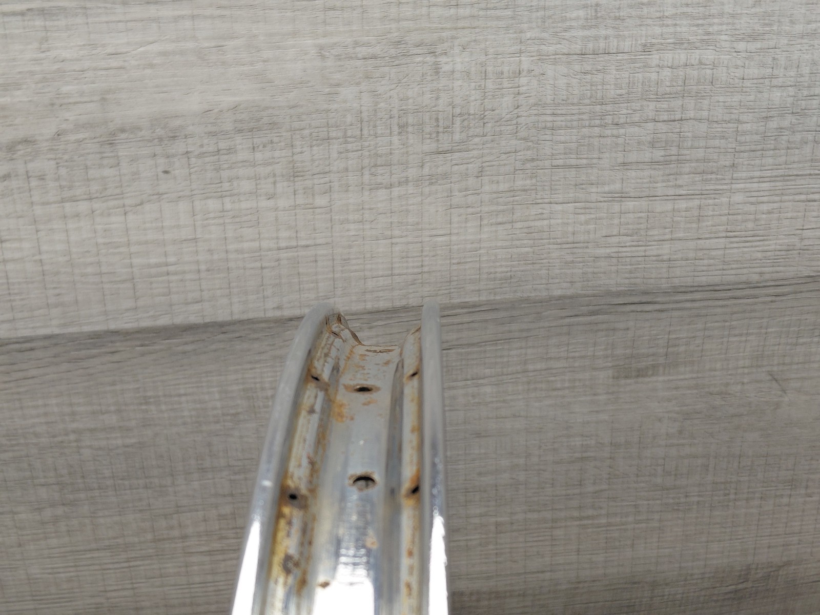 Vintage 26 X 1 3/4″ S-7 Chrome “Schwinn Tubular Rim” Stamped S-7 36 H Hoop Rim