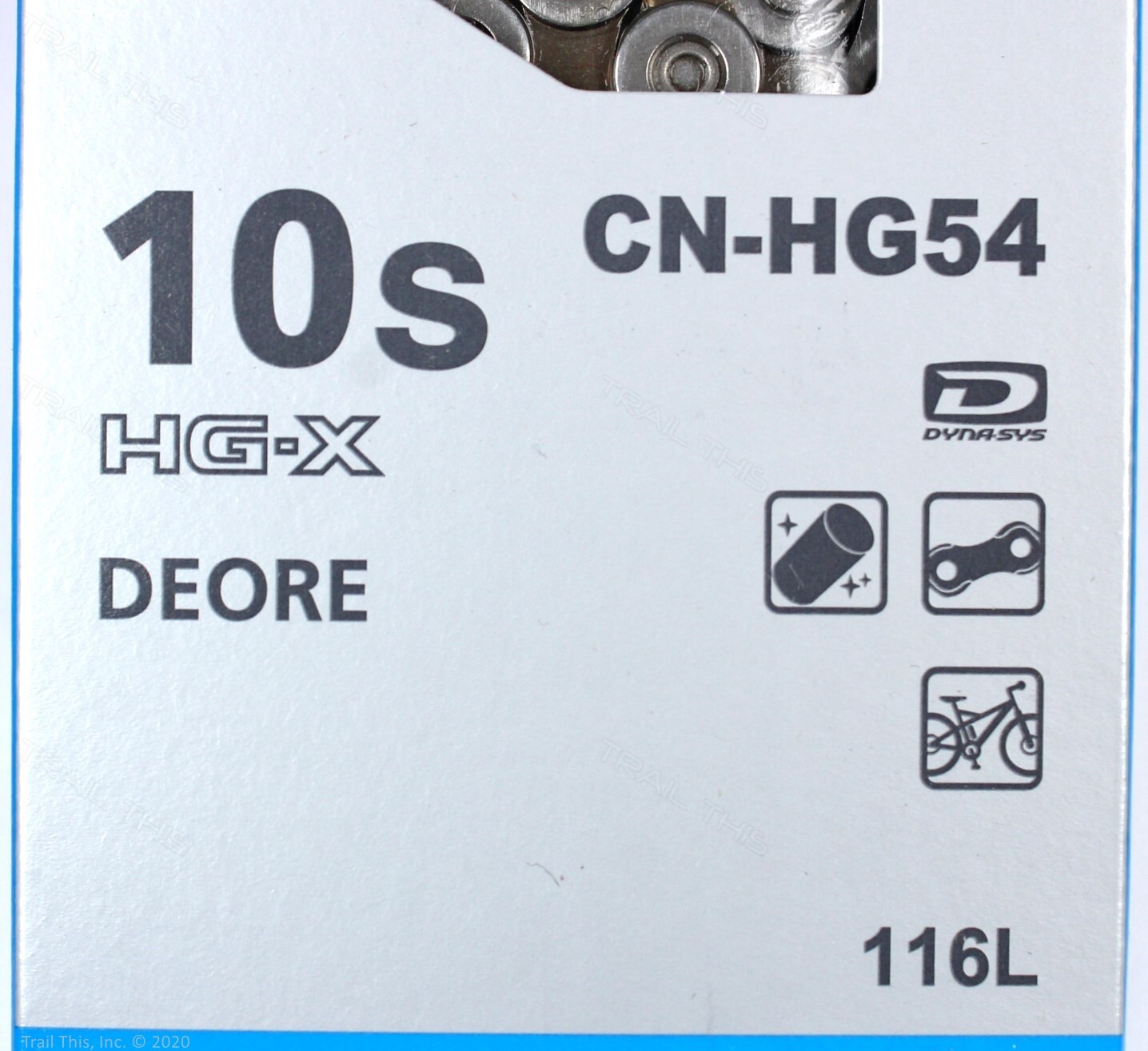 Shimano CN-HG54 10-Speed Road / MTB Bicycle Chain Deore HG-X Dyna-Sys 116-Links