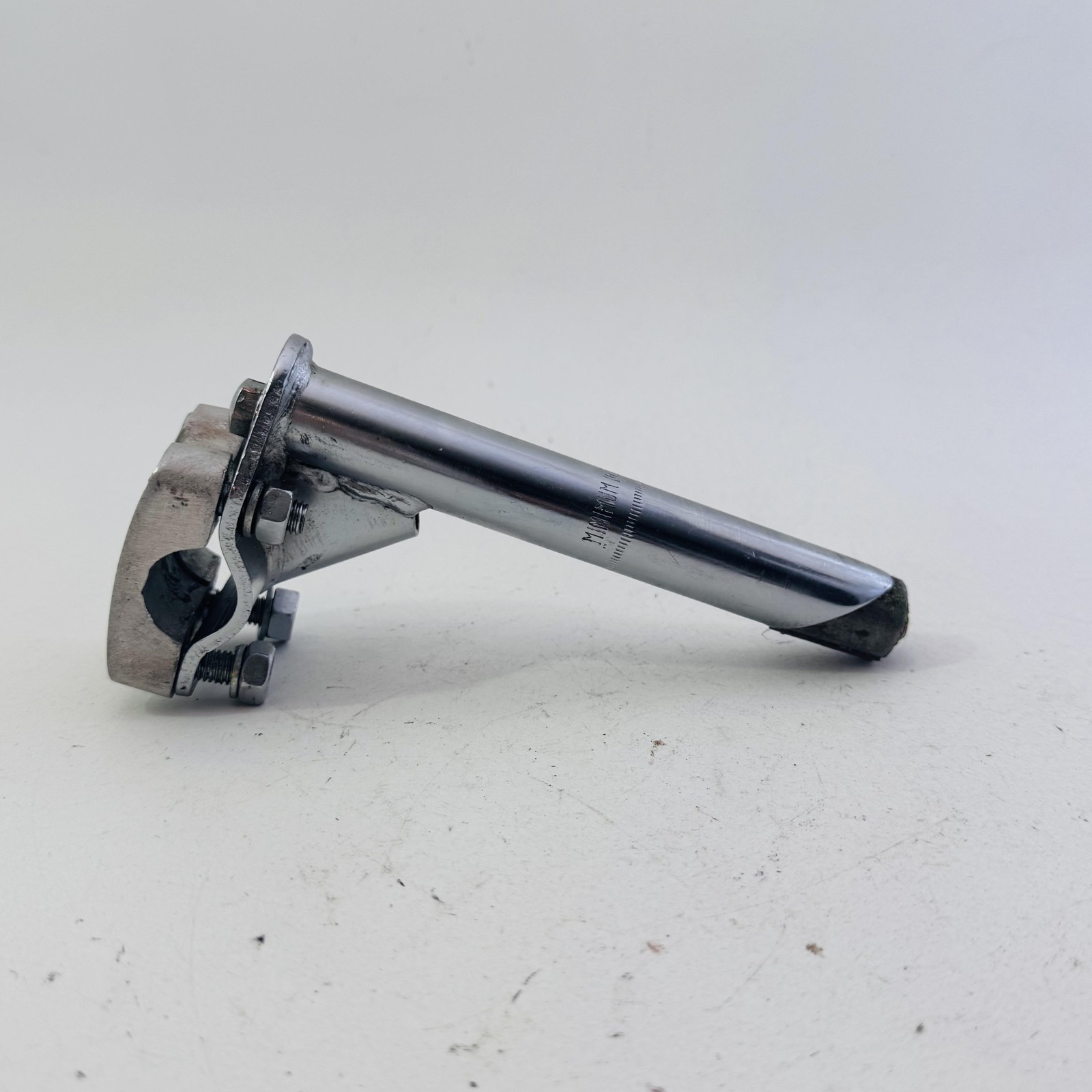 Vintage Quill Handlebar Stem 22.2mm 4-Bolt Steel Silver BMX Bike A32