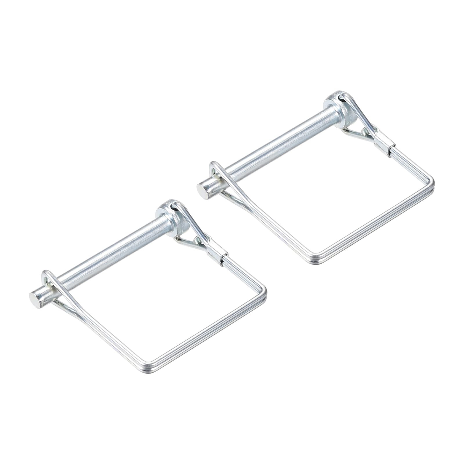 uxcell 2Pcs 3/16″ Dia Trailer Coupler Pin, 2″ Long 3/16″x2″, Silver