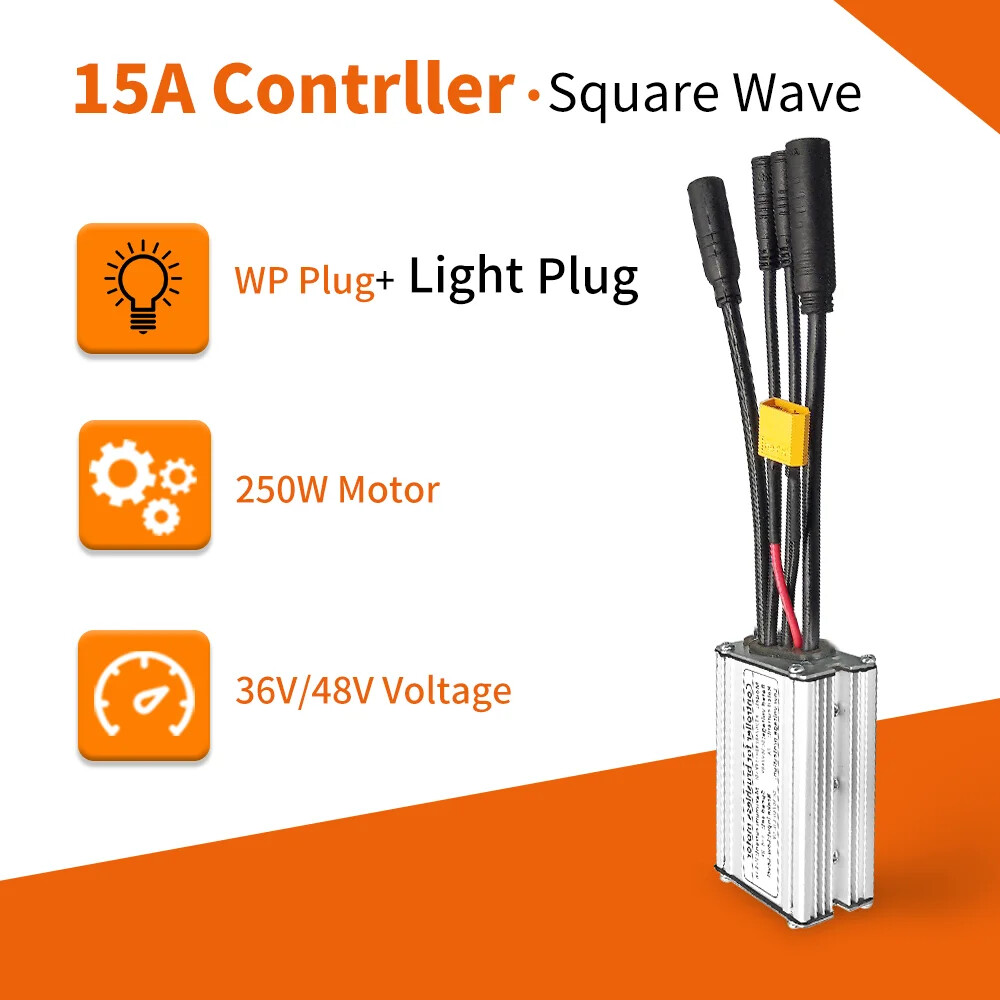 Electric Bicycle KT Controller 36V 48V Waterproof Brushless 250W 350W 500W 1000W