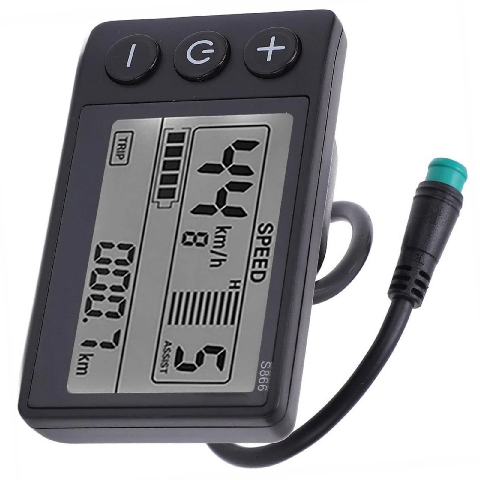 Universal Electric Bike Speedometer LCD Display Screen for Scooter 24V 36V 48V