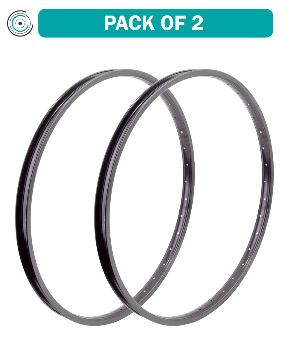 Pack of 2 Steel 7X Wheel Master 26in Steel 7X Black 36