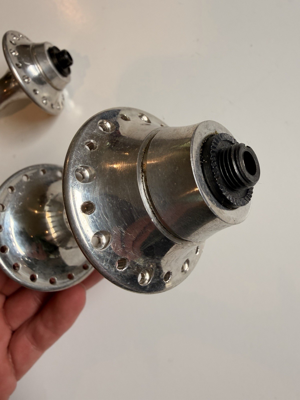 Vintage Campagnolo C-Record Hubset – 36H – 126/100 mm- NOS