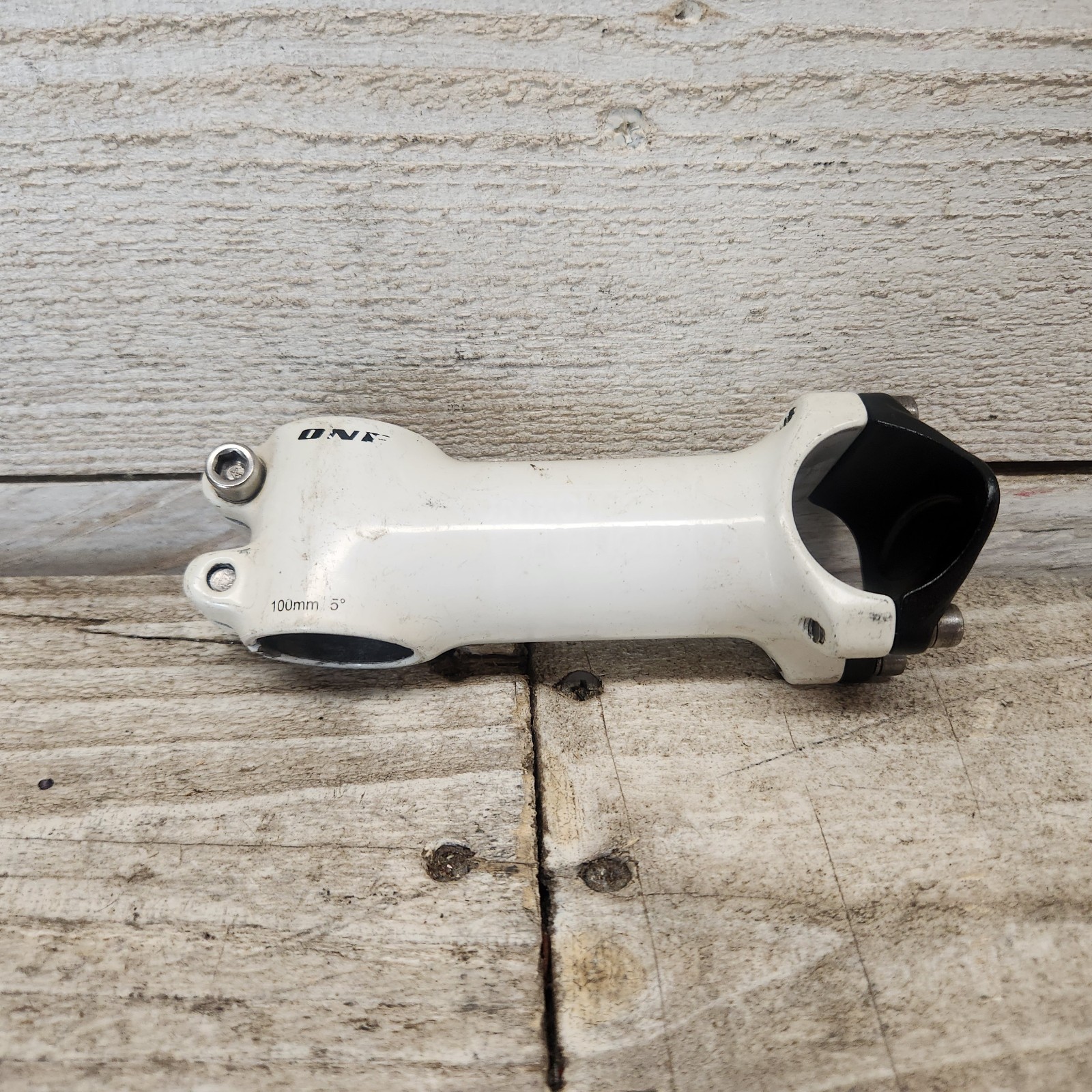 ControlTech ONE Threadless Stem 95mm 31.8mm Clamp 1-1/8” Steerer White Alloy