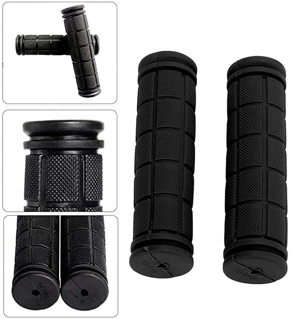 1 Pair MTB Bike Grips Mountain Bicycle Bike Handle Handlebar Soft Rubber Bar End