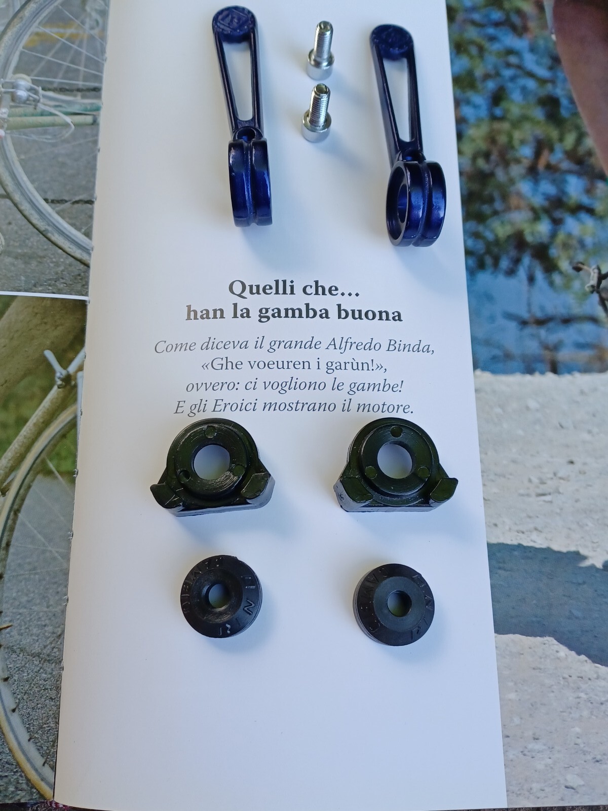 Nos L’Eroica Colnago Blue Anodized Shifters Shifters Shifters Shifters Shifte…