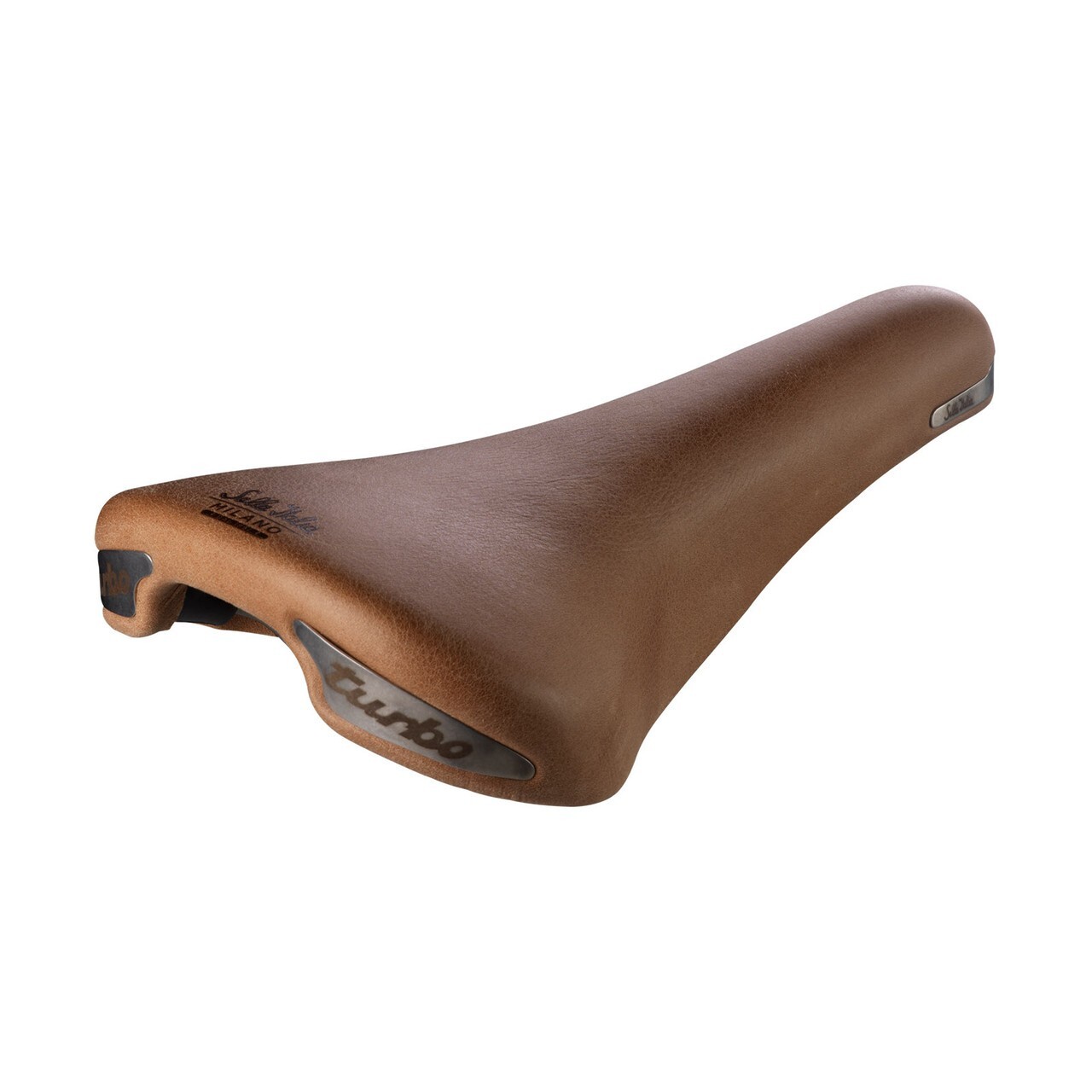 Selle Italia saddle TURBO RACER classic brown leather L1 146 mm size FEC rails