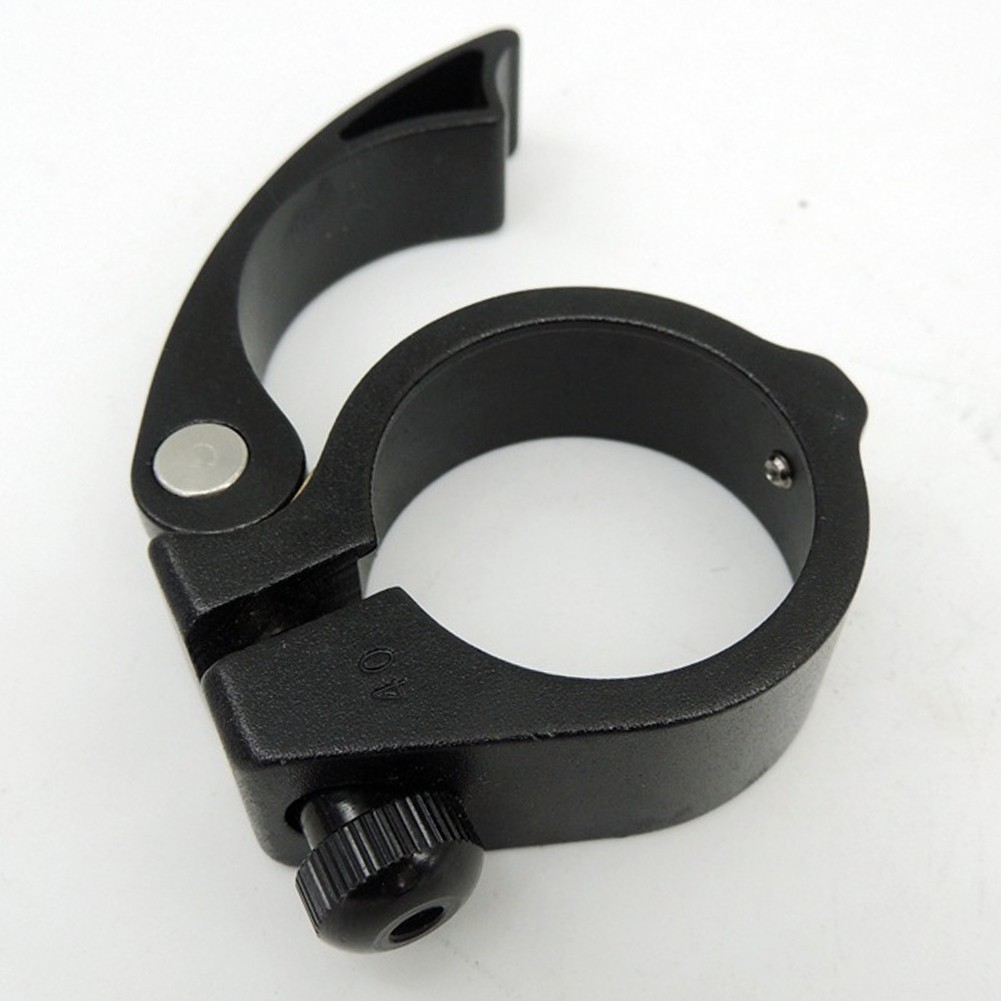Aluminum MTB Road Bike Folding Bike Bicycle Seatpost Clamp 40mm Red Finish