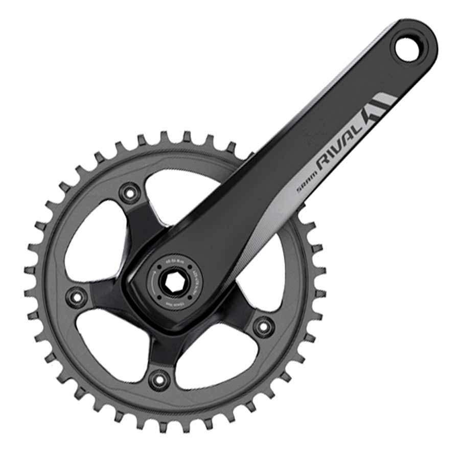 SRAM Rival 1 Crankset – 175mm, 10/11-Speed, 50t, 110 BCD, GXP Spindle