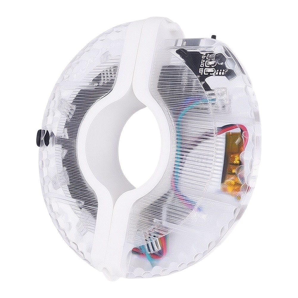 Rechargeable LED Wheel Light – 8.5 cm x 1.8 cm White Bicycle Accessory