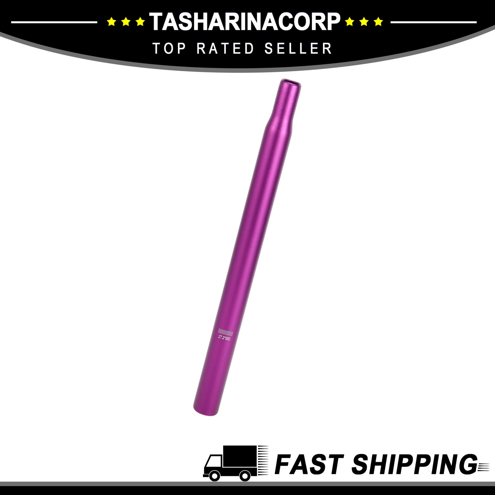Bike Seat Posts 27.2x350mm Lightweight Post Seat Tube Aluminum Alloy