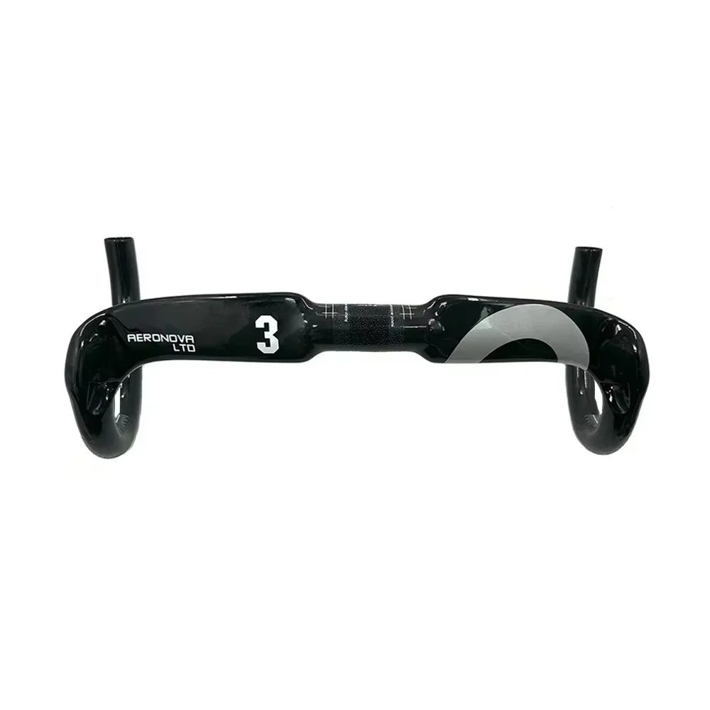 Full Carbon Road Bike Handlebar Matt/Gloss Black Top 31.8*380/400/420/440mm