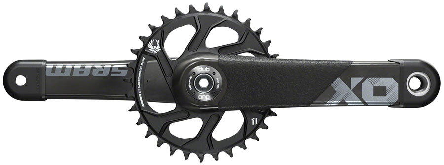 SRAM X01 All Downhill Crankset 165mm 10/11-Spd 34t DUB Spindle Interface