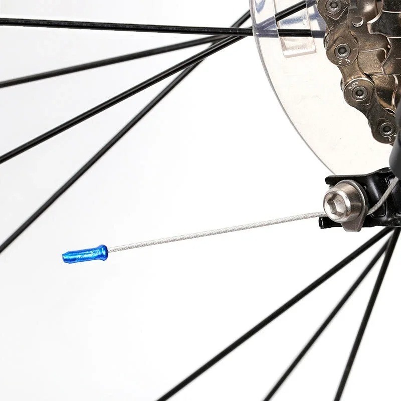 New 50/100 Pcs Aluminum Bike Bicycle Shifter Brake Cable Tips Caps Ends Crimps