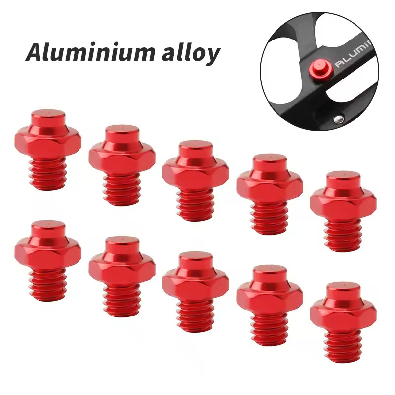 10pcs Pedal Bolts M4 Pedal Screws Aluminum Alloy Anti-skid Pedal Pin Bike Parts