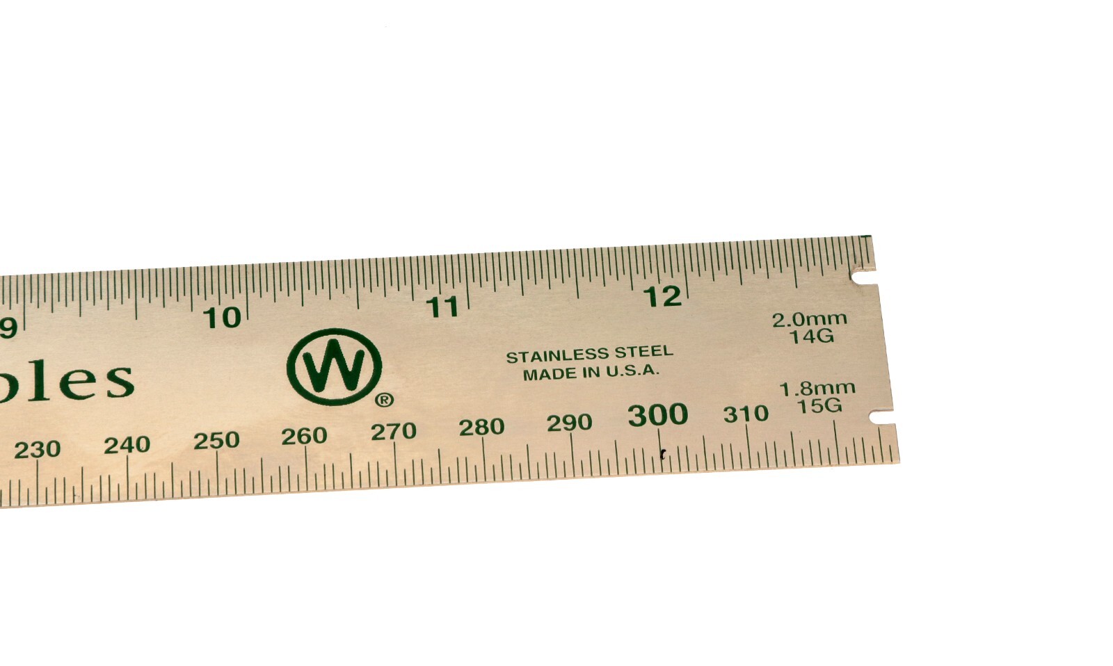 Wheelsmith Spoke Ruler Stainless Steel Millimeters/Inches 13″ Made in USA NEW