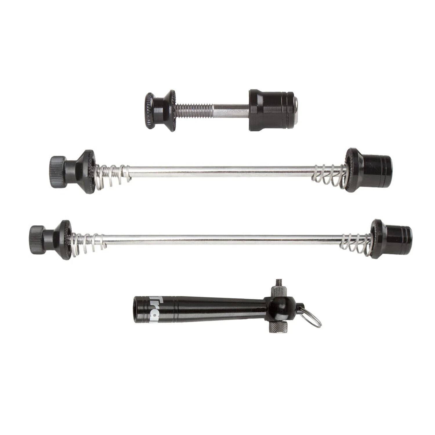 TransX Bike quick release set anti theft wheel rear front seatpost clamp skewers