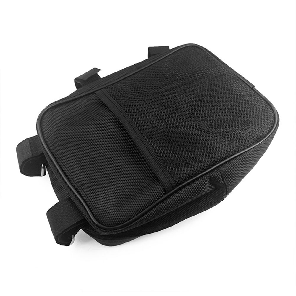 Electric Bicycle Battery Bag with Cable Management and Secure Frame Attachment