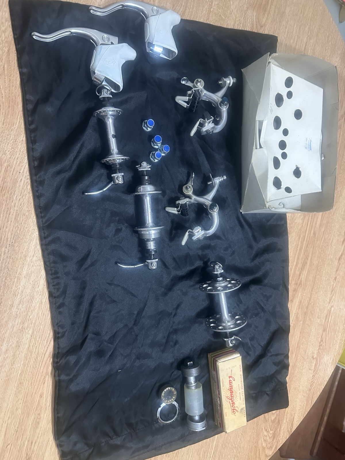 Campagnolo Super Record Brake Set Kit Calipers Levers Cables NOS & More Used