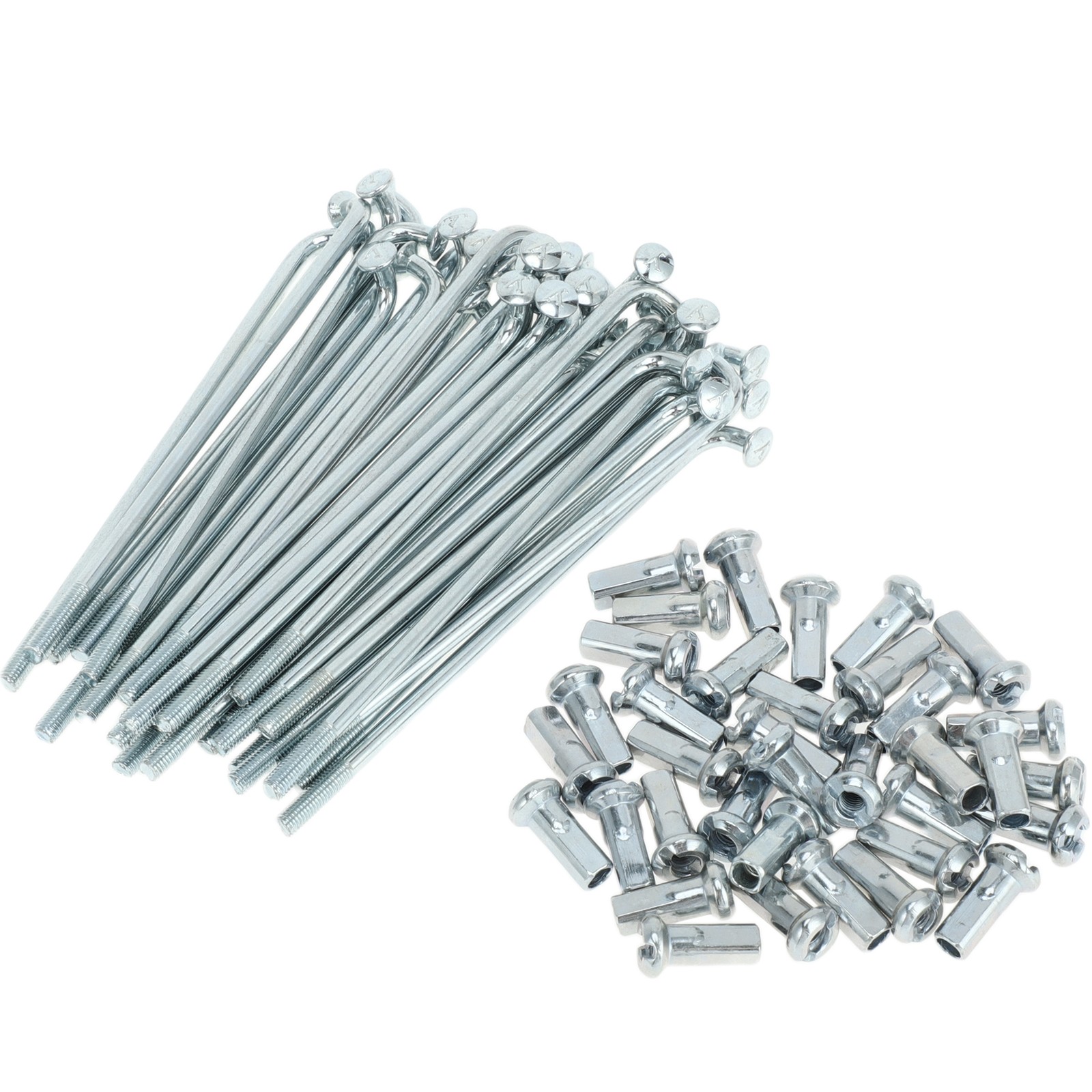 1 Set 12G 78mm Universal Galvanized Steel Bicycle Spokes