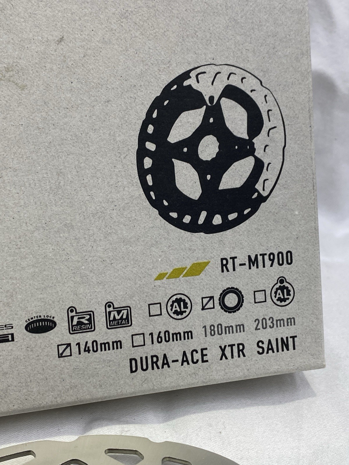 Shimano RT-MT900 Center Lock Disk Brake Rotor Black