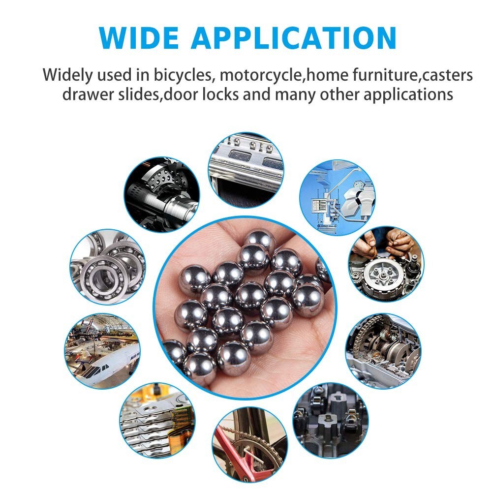High Hardness 600-Piece Assorted Bearing Balls Set – Ideal for Crafts & Repairs