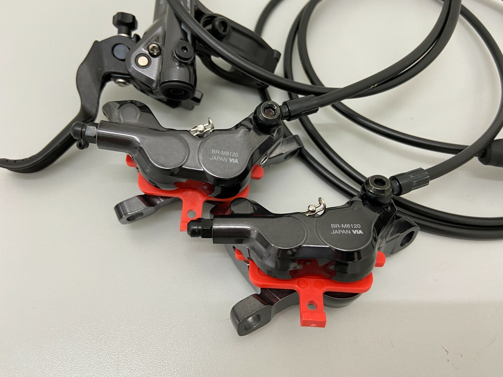 Shimano Deore XT BR-M8120+BL-M8100 4-Piston Hydraulic MTB Disc Brake Set