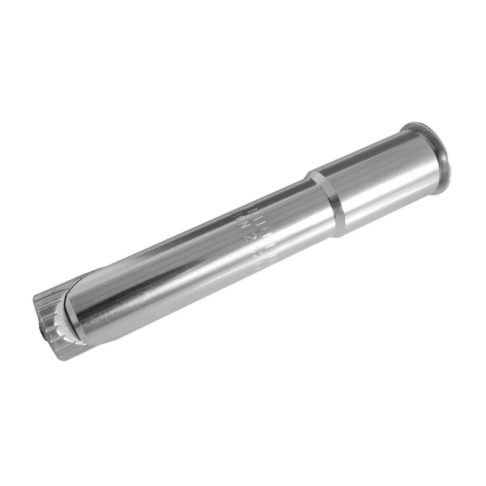 Silver Aluminum Bike Stem Adapter Converter 22.2mm Quill to 1″ Threadless