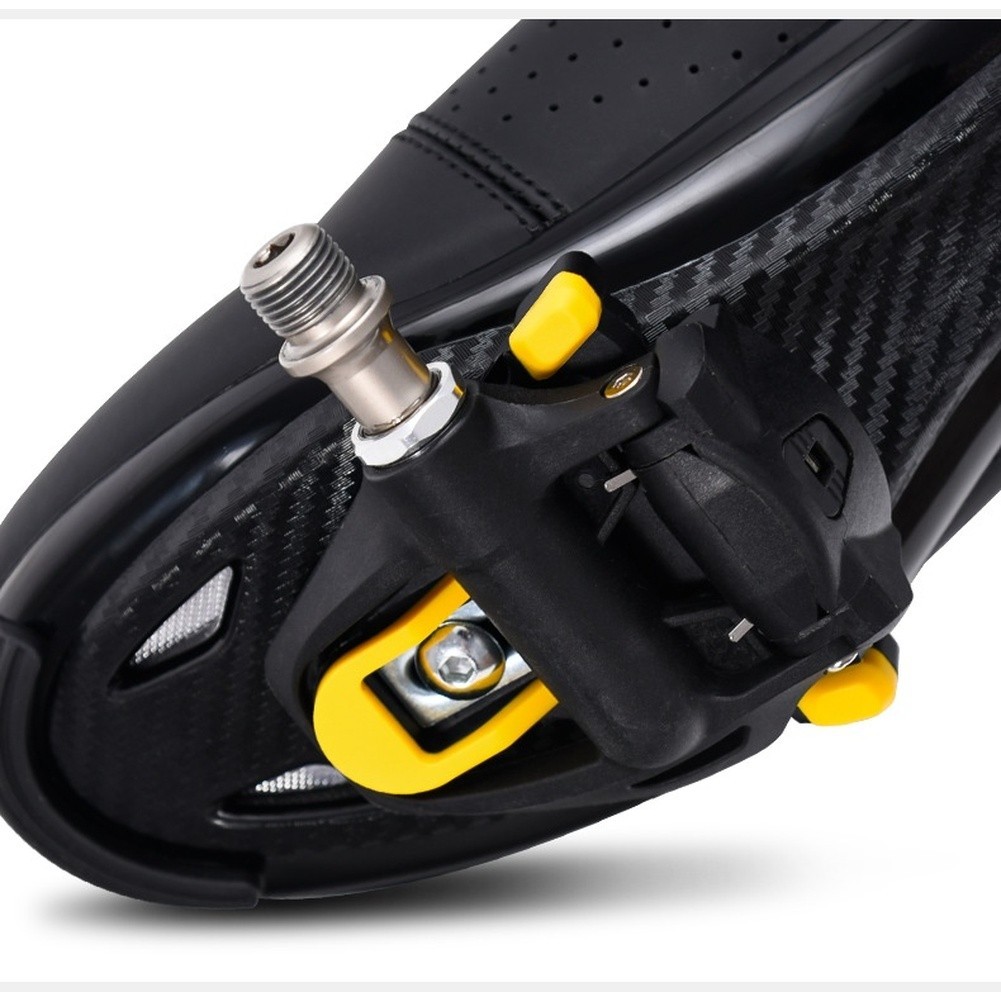 Yellow for Road Bike Cleats Size 8 7cm 6.3 6.8cm with Lock Plate and Lock Bar