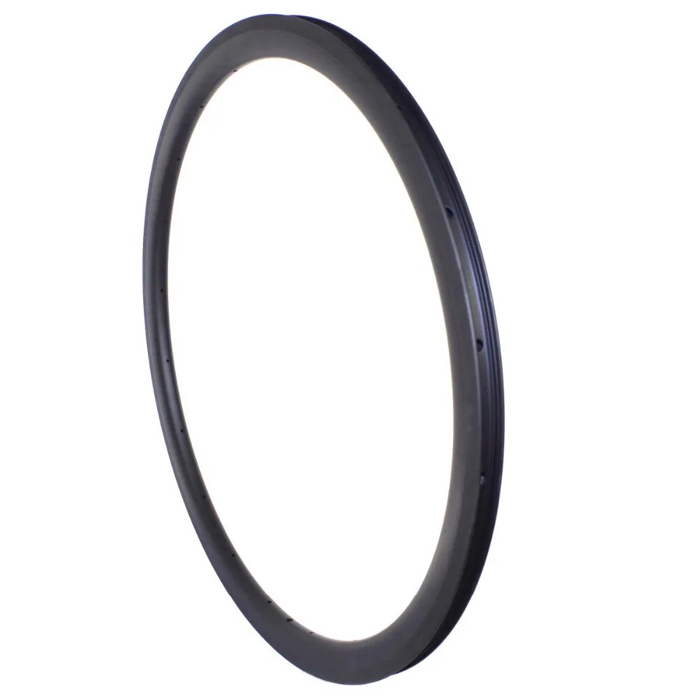 Road Bike Carbon Rim V Brake 25mm Width Tubeless Clincher Bicycle Rims UD 3K 12K