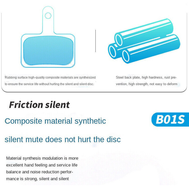 2 pair Shimano B01S Disc Brake Resin Pads ACERA ALIVIO DEORE MT200 M315 TX805