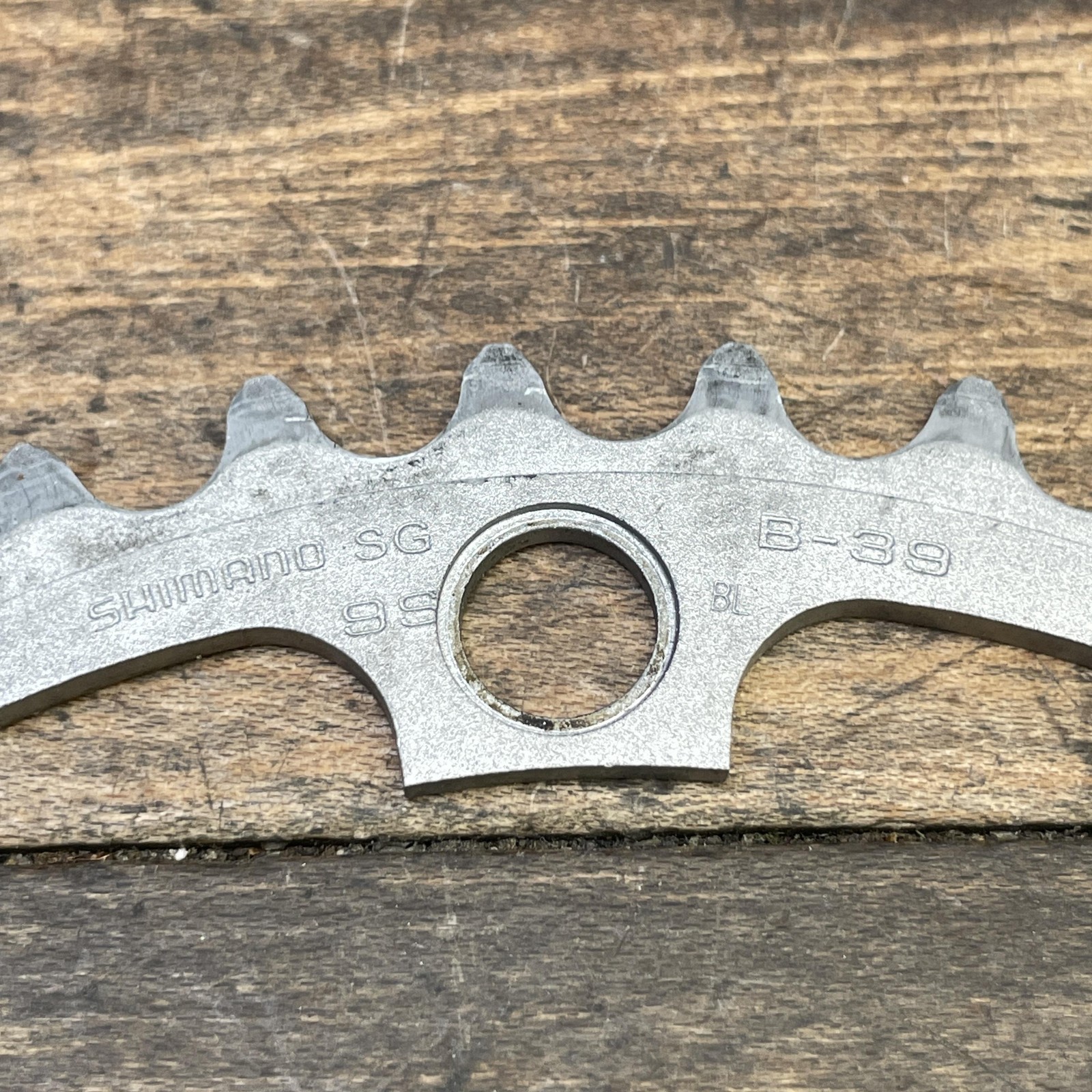 Vintage Shimano SG Chainring 39 Tooth 130 BCD 5 Arm B-39 9s Alloy 39t 9 Speed